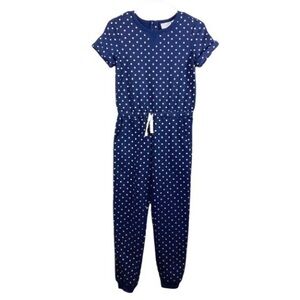 Blush by Us Angels Girls Blue w/ Gold Romper 8